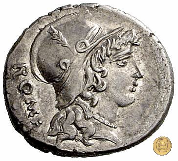 464/3 - denario T. Carisius 46 a.C. (Roma)